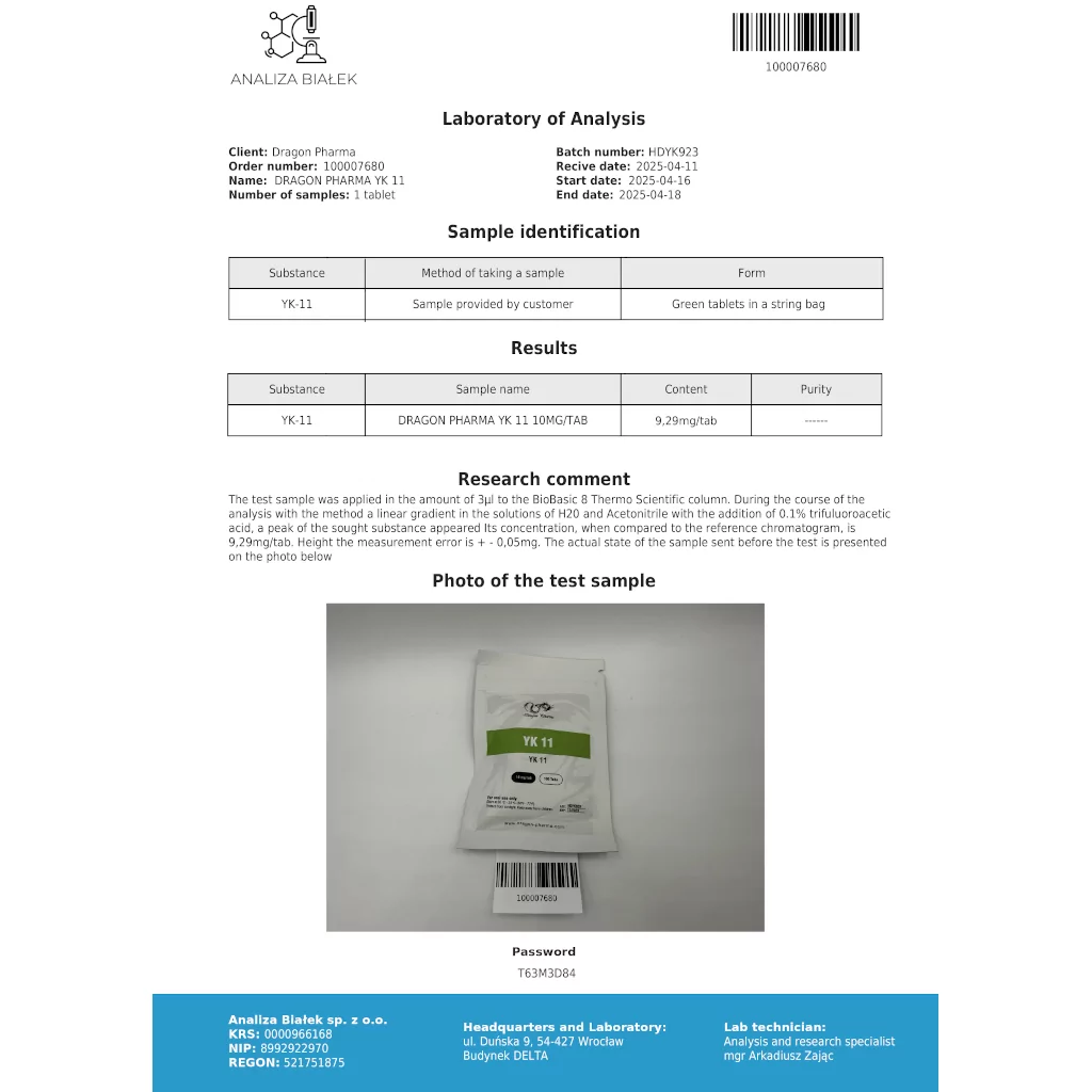YK 11 10 mg