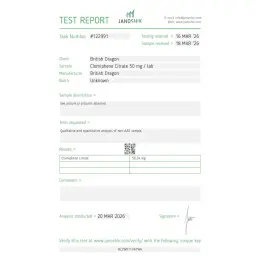 Clomiphene lab test result (2026-03-20)
