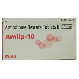 Amlip 10 mg - Amlodipine - Cipla, India