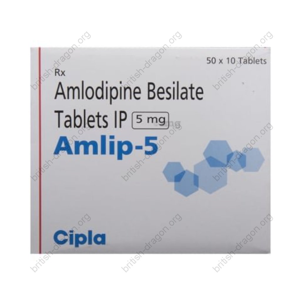 Amlip 5 mg - Amlodipine Besilate - Cipla, India Amlip 5 mg - Amlodipine Besilate - Cipla, India