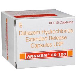 Angizem CD 120 - Diltiazem - Sun Pharma, India