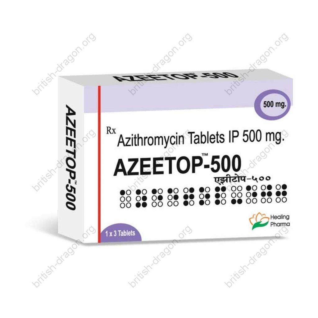 Azeetop-500 - Azithromycin - Healing Pharma Azeetop-500 - Azithromycin - Healing Pharma