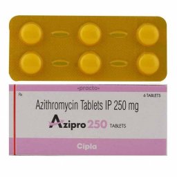 Azipro 250 - Azithromycin - Cipla, India Azipro 250 - Azithromycin - Cipla, India