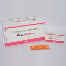 Azipro 500 - Azithromycin - Cipla, India