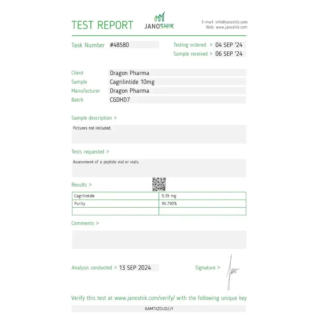 Cagrilintide Acetate 10 mg Cagrilintide Acetate 10 mg