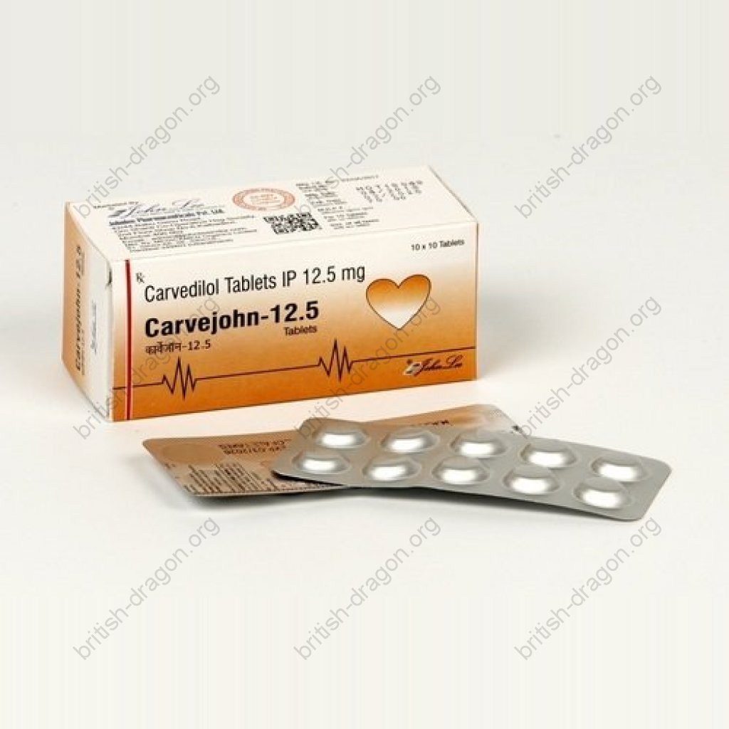 Carvejohn-12.5 - Carvedilol - Johnlee Pharmaceutical Pvt. Ltd. Carvejohn-12.5 - Carvedilol - Johnlee Pharmaceutical Pvt. Ltd.