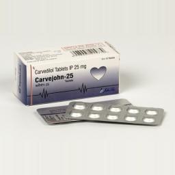 Carvejohn-25 - Carvedilol - Johnlee Pharmaceutical Pvt. Ltd.