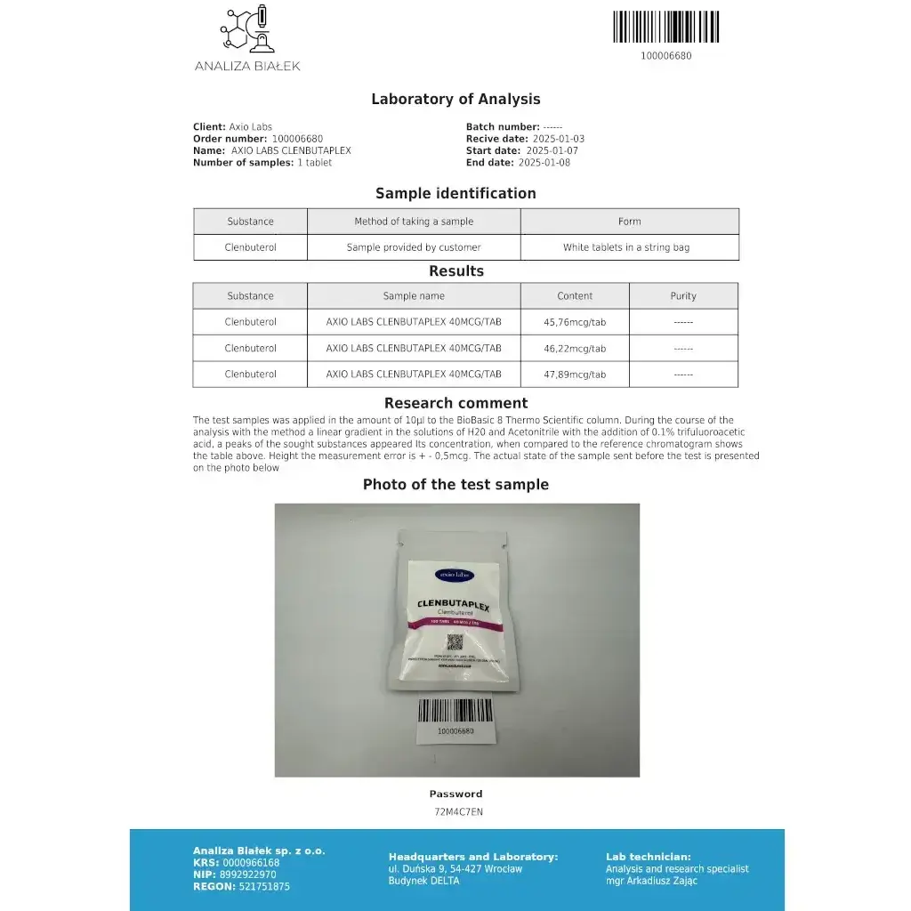 Clenbutaplex 40 mcg Clenbutaplex 40 mcg