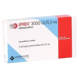 Eprex 3000 IU - ERYTHROPOIETIN - Janssen Cilag, Belgium