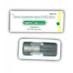Fertigyn 5000 IU - Human Chorionic Gonadotropin - Sun Pharma, India