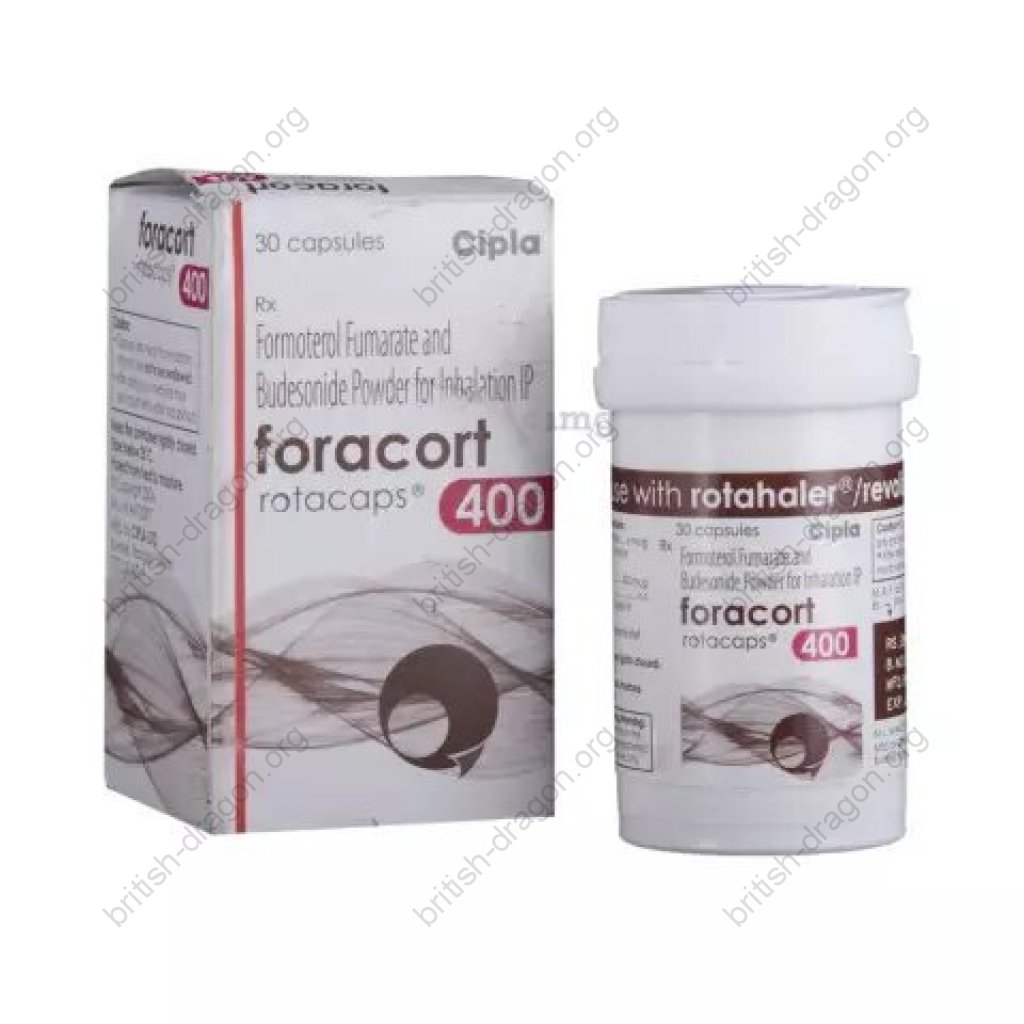 Foracort Rotacaps 400 - Budesonide - Cipla, India Foracort Rotacaps 400 - Budesonide - Cipla, India