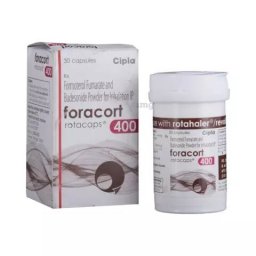 Foracort Rotacaps 400 - Budesonide - Cipla, India Foracort Rotacaps 400 - Budesonide - Cipla, India