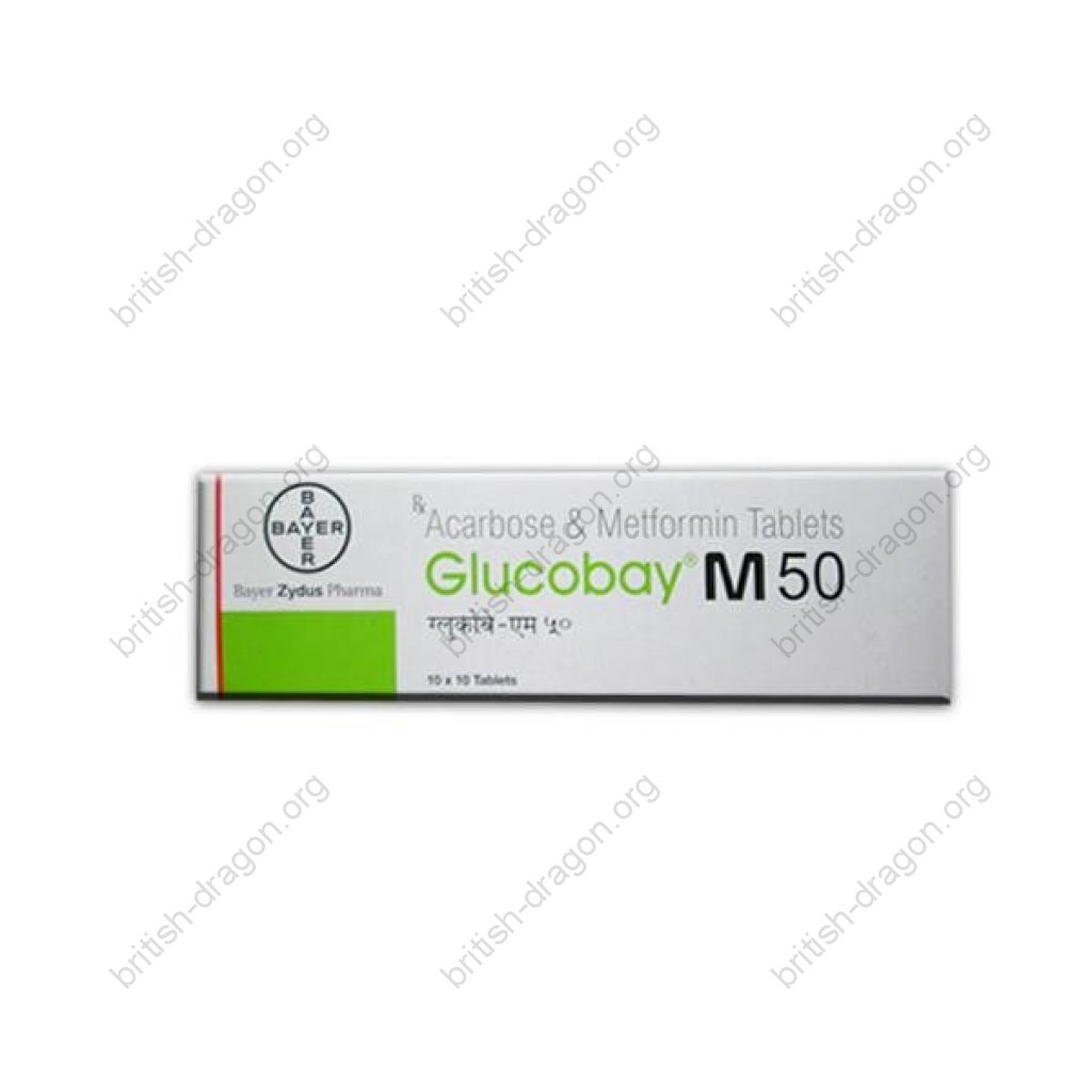 Glucobay M 50 - Acarbose - Bayer Zydus Pharma Pvt. Ltd. Glucobay M 50 - Acarbose - Bayer Zydus Pharma Pvt. Ltd.