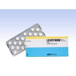Levotiron 50mcg - Levothyroxine Sodium - Abdi Ibrahim, Turkey