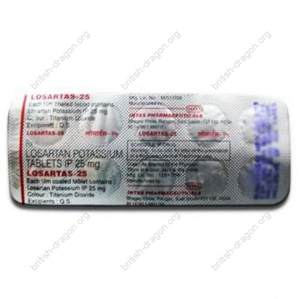 Losartas-25 - Losartan - Intas Pharmaceuticals Ltd. Losartas-25 - Losartan - Intas Pharmaceuticals Ltd.