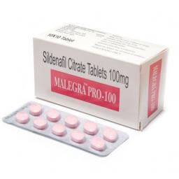 Malegra Pro-100 - Sildenafil Citrate - Sunrise Remedies