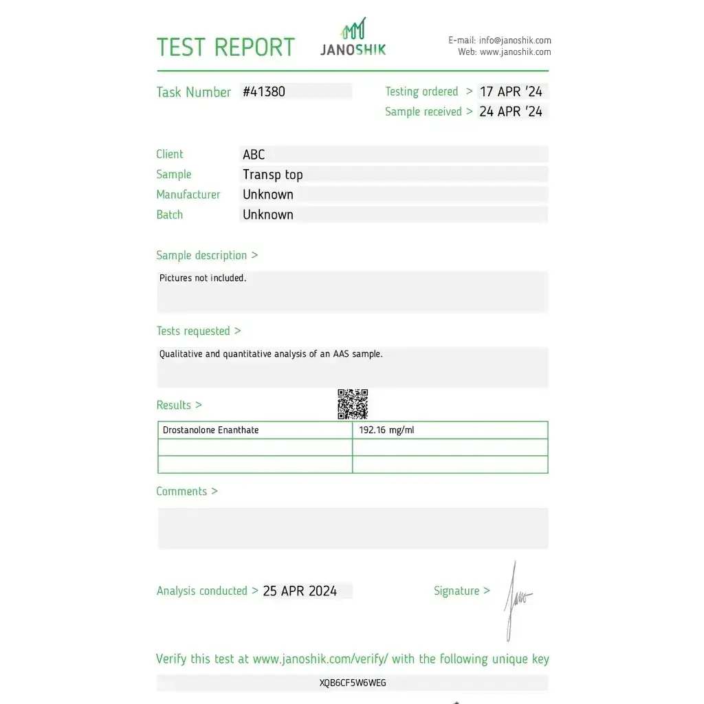 Masteron Enanthate 200 mg