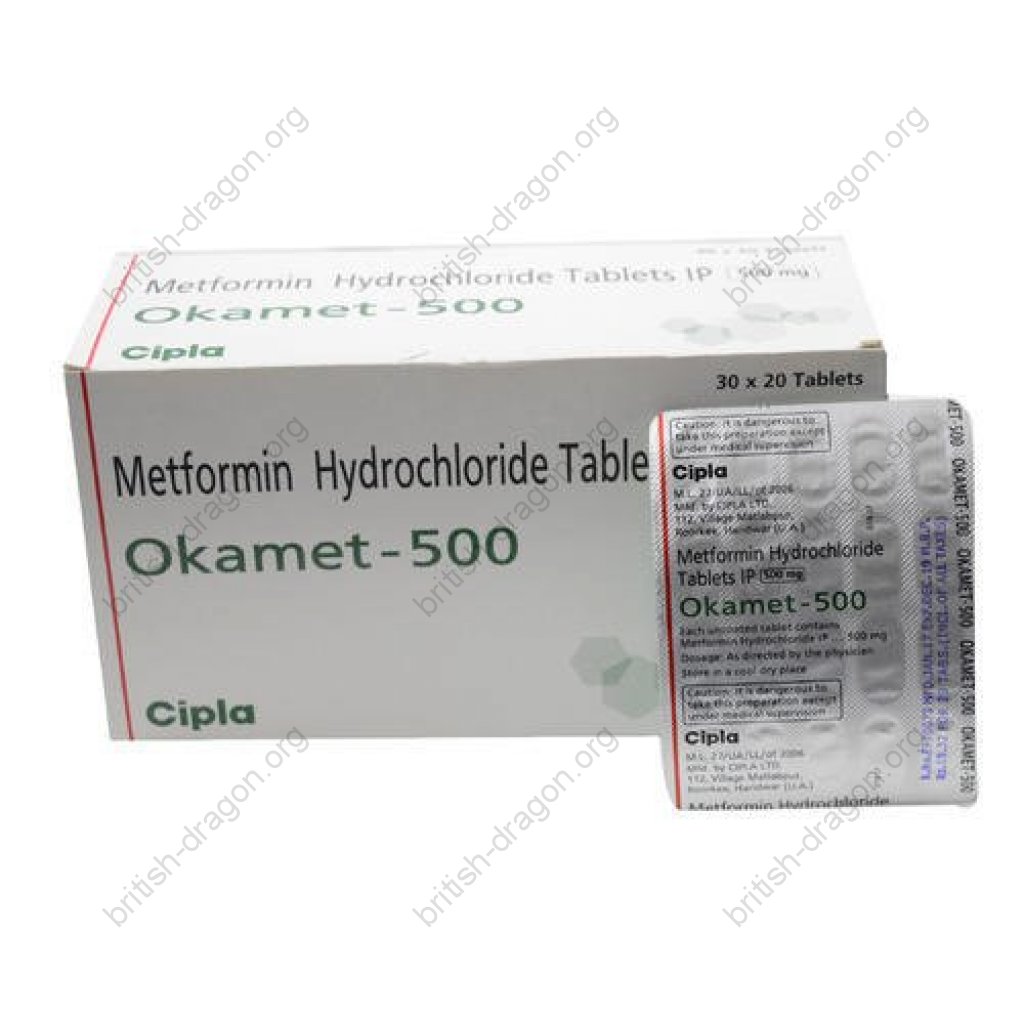 Okamet-500 - Metformin Hydrochloride - Cipla, India Okamet-500 - Metformin Hydrochloride - Cipla, India