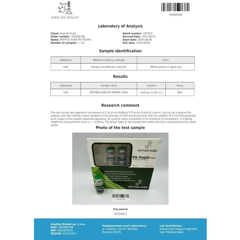 PH-Tropin HGH 100 IU