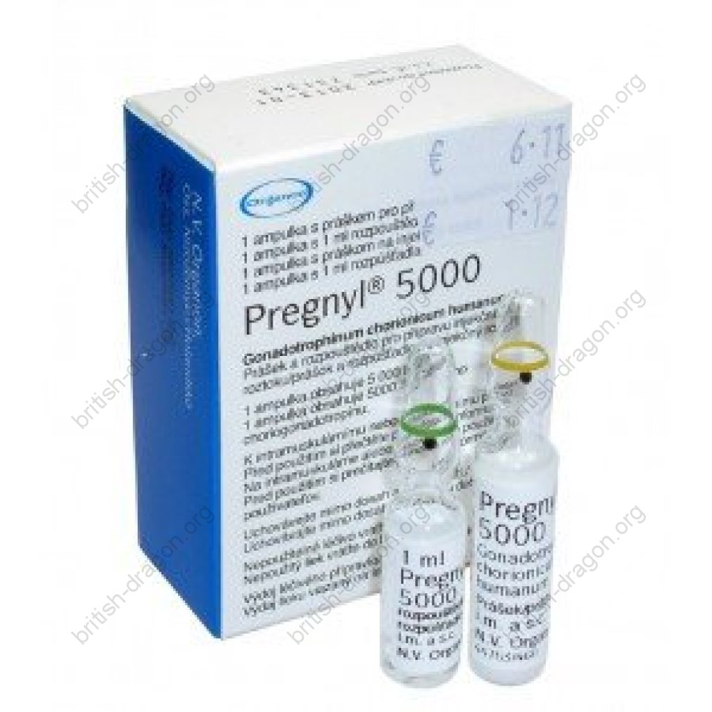 Pregnyl 5000 IU - Human chorionic gonadotropin - Organon Ilaclari, Turkey Pregnyl 5000 IU - Human chorionic gonadotropin - Organon Ilaclari, Turkey
