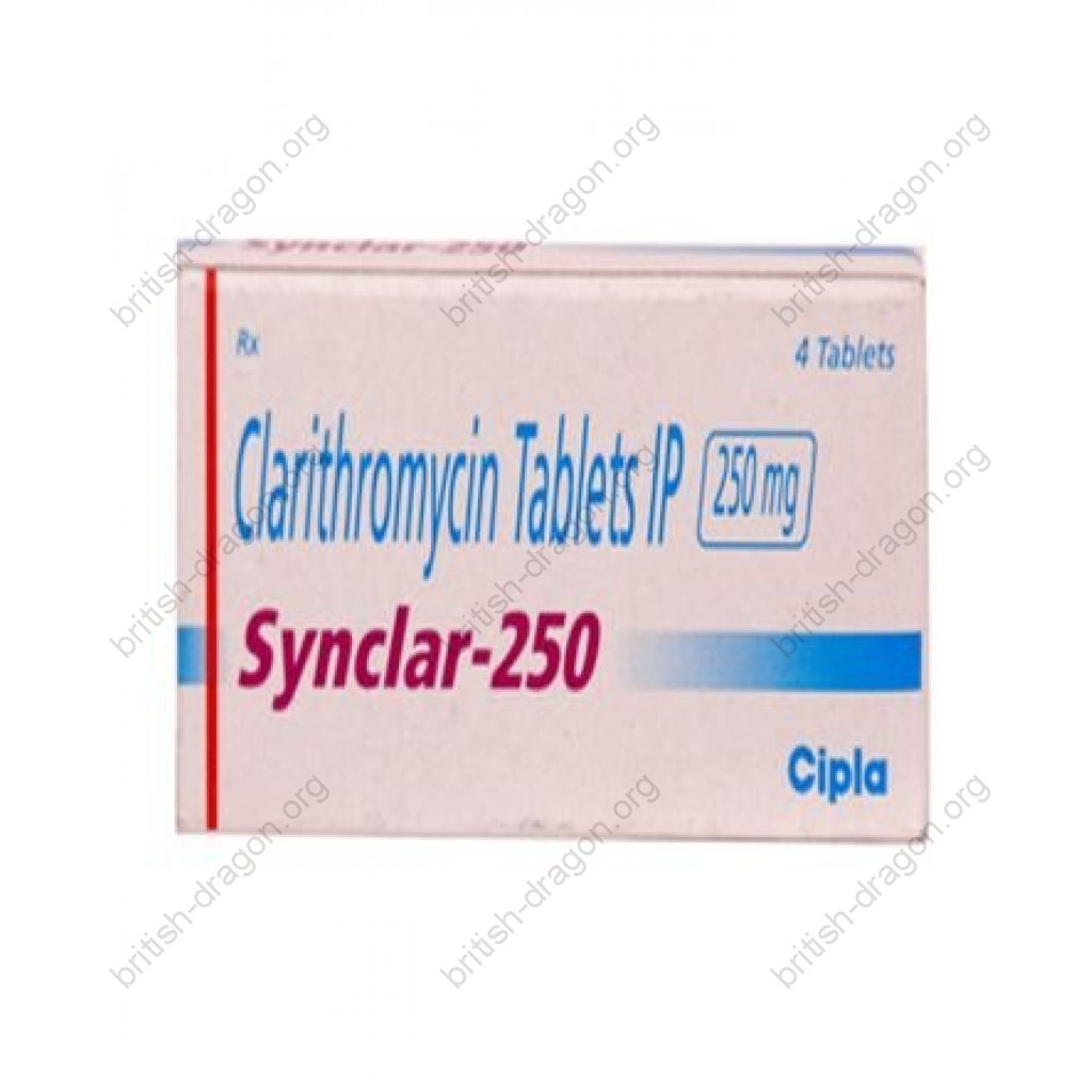 Synclar-250 - Clarithromycin - Cipla, India Synclar-250 - Clarithromycin - Cipla, India