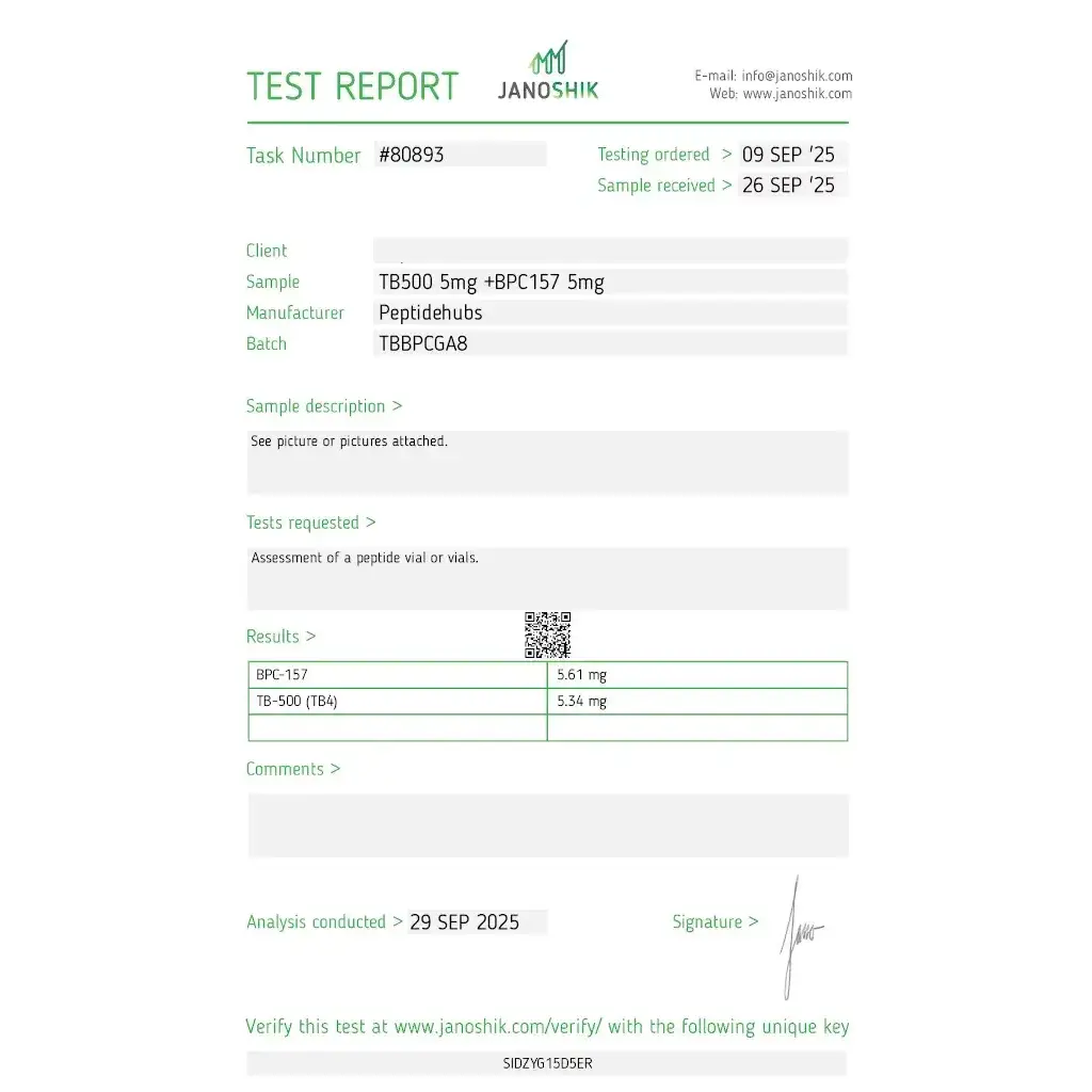 TB 500 5 mg/BPC 157 5 mg