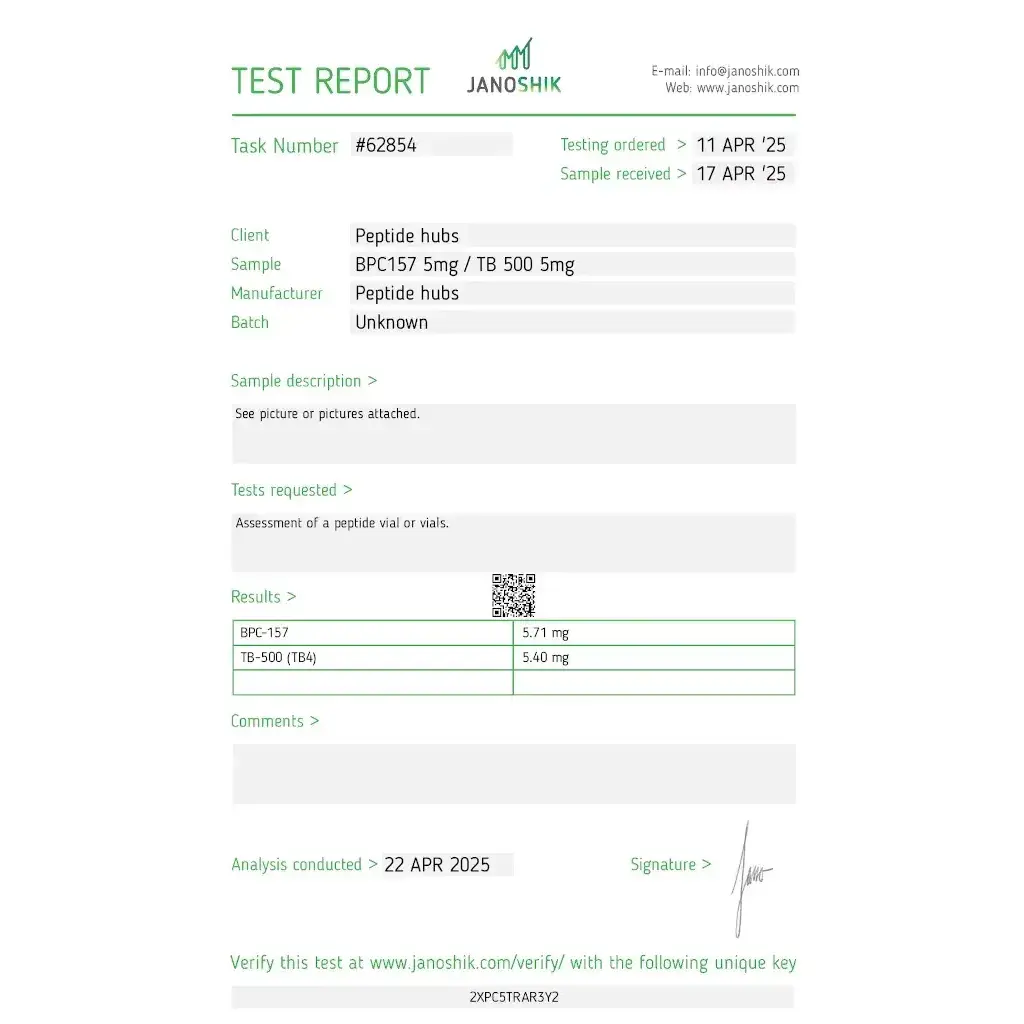 TB 500 5 mg/BPC 157 5 mg