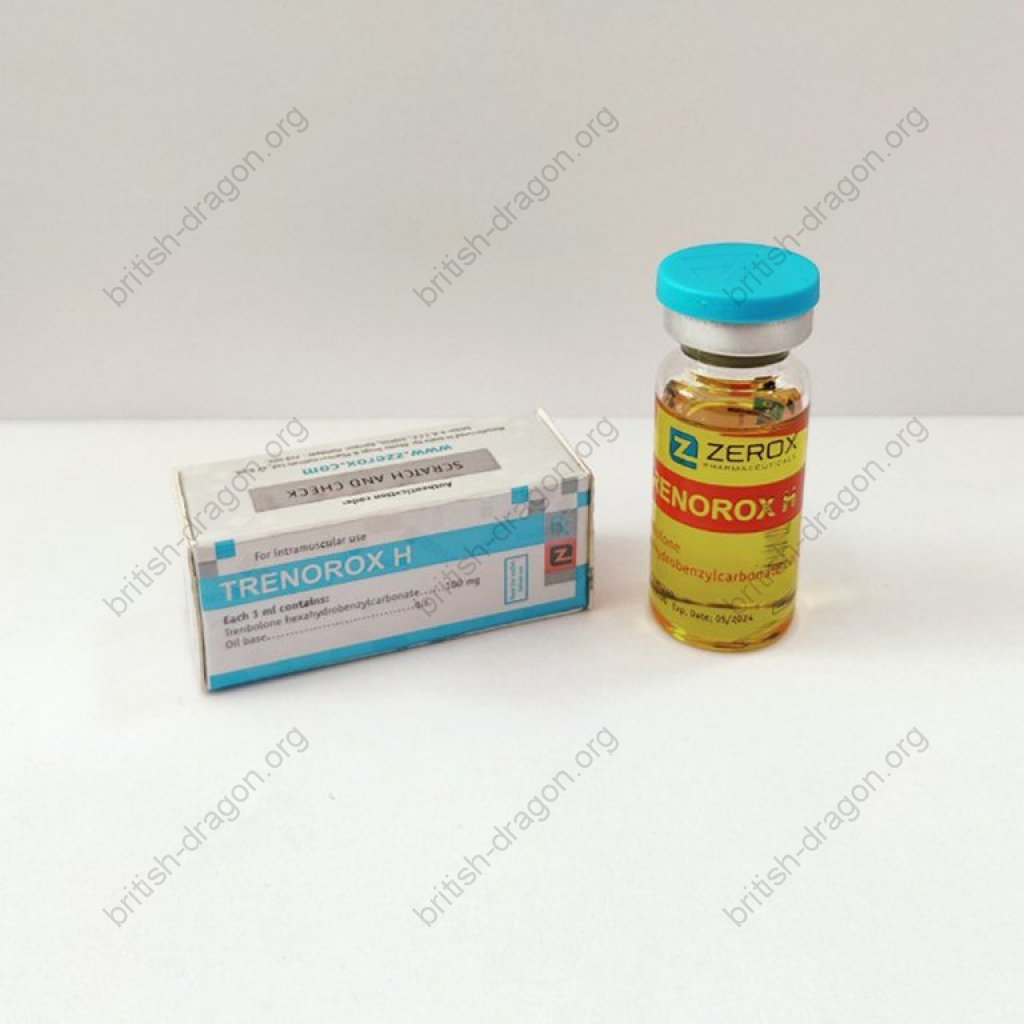 Trenorox H 10 mL - Trenbolone Hexahydrobenzylcarbonate - Zerox Pharmaceuticals Trenorox H 10 mL - Trenbolone Hexahydrobenzylcarbonate - Zerox Pharmaceuticals