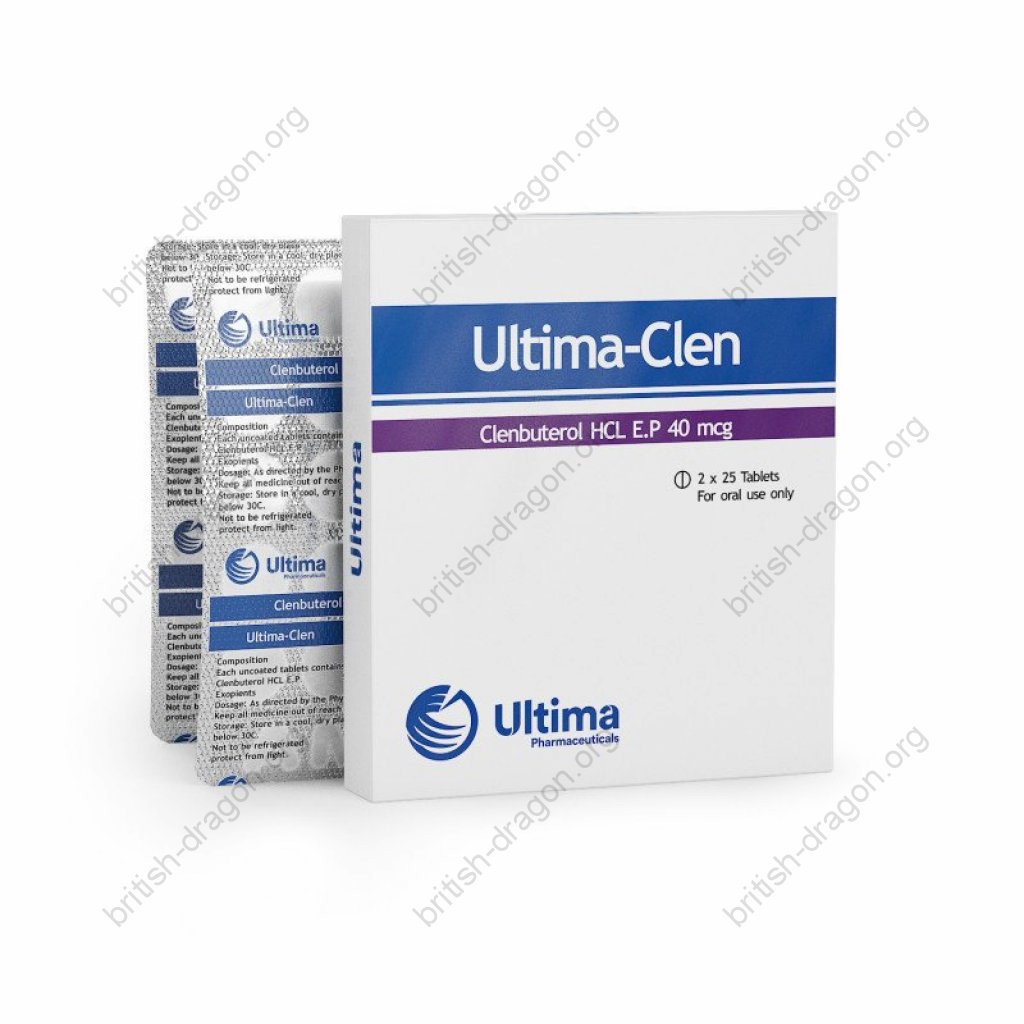 Ultima-Clen - Clenbuterol - Ultima Pharmaceuticals Ultima-Clen - Clenbuterol - Ultima Pharmaceuticals