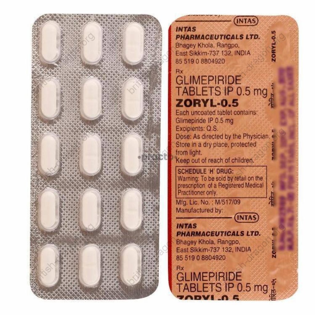 Zoryl-M 0.5 - Glimeperide - Intas Pharmaceuticals Ltd. Zoryl-M 0.5 - Glimeperide - Intas Pharmaceuticals Ltd.