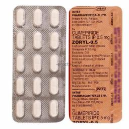 Zoryl-M 0.5 - Glimeperide - Intas Pharmaceuticals Ltd.