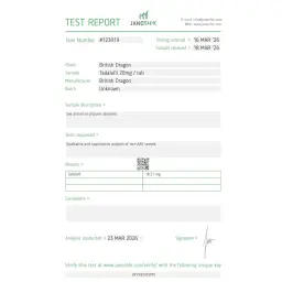 Taldabol lab test result (2026-03-23)