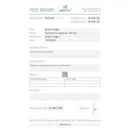 Testabol Depot lab test result (2026-03-23)